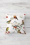 Flower and Bird on the Branch Patterned Hidden Zippered Throw Pillow Cover Sofa Pillow Case Set (4Pcs) - 2