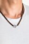 Lava Stone 50 cm Steel Men's Necklace - 2