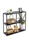 Sharpdo 3-Layer Metal Console Table, Foyer Table
