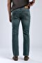 Harry Men's Straight Regular Cut Normal Waist Straight Leg Jean Trousers Green - 4