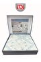 طقم غطاء لحاف مزدوج من ELYON BLUE Ranforce مقاس 200 × 220 سم - 2