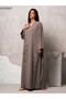 Handmade Barbie Crepe Abaya - 2