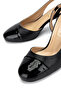 Women's Genuine Leather Black Patent Leather High Heels - 4