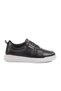 Black-White Genuine Leather Men's Sneaker Premium 412 m - 3