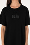 Women's Black Crew Neck Mini Length Knitted Dress 50306431-Vr046 - 5