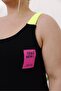 Plus Size Modal Cotton Dress with Neon Stripe Detail - 6