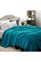 Silky Soft Double Blanket Turquoise 200x220cm Flannel Throw Blanket 280 GSM