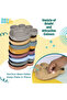 3 Piece Silicone Feeding Set, with Silicone Suction Plate, Spoon and Fork - Beige - 4