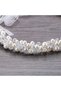 Bridal Crown with Pearls Hair Accessory Wedding/Engagement/Bride/Henna/Birthday/Party/Graduation/Photography Fashion - 2