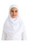 Children's Ready-To-Wear Headscarf Shawl Turban Viscose - White