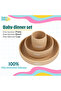 Silicone Plate, Bowl & Cup- Beige - 2
