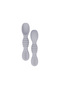 BabiesBasic Soft Tip BPA Free Silicone First Stage Training Spoons - Grey