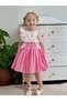 Laurel Pink Plaid Vintage Baby Girl Dress,Birthday Dress,Photo Shoot Dress,Suitable for 0-7 Years - 2
