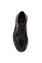 - Black Open Leather Lace-Up Men's Casual Shoes 101-1003-t01132 - 5