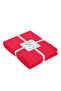 Single Red Color Diamond Pique 100% Cotton 160 X 220 cm