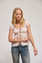 Bow Textured Floral Blouse - 5