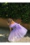Baby Girl Girl's Tulle Bow Lined Special Day Birthday Party Wedding Princess Evening Dress - 5