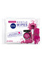 NIVEA 3-in-1 Gentle Cleansing Face Wipes for Dry Sensitive Skin, 25 Wipes