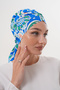 Patterned Buckle Bonnet Hijab Bonnet Daily Use Bonnet Shawl Scarf - 2