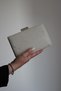 Women's Pearl and Stone Detailed Metal Handle Evening Dress Clutch Bag - 8
