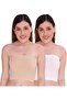 Non Padded Strapless Tube Bra For Women, Free Size (Pack Of 2) - 2