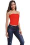 Women's Seamless Strapless Crop Top Tube Top Inner Camisole - 3