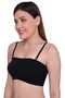 Women's Padded Stretchable Seamless Strapless Multi-Way Tube Bra with Back Hook Closure and - 5