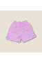 Women's Pink Muslin Shorts with Elastic Waist and Pockets - 4