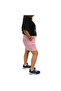 Women's Pink Muslin Shorts with Elastic Waist and Pockets - 5