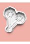 Party Entertainment Theme Cookie Mold and Sugar Dough Mold Set of 4 0491-Set - 3