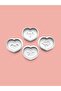 Cute Hearts Cookie Mold and Sugar Dough Mold Set of 4
