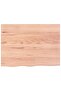 Wall Shelf Light Brown 80x60x(2-4) cm Treated Solid Wood Oak - 2