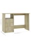 Desk with Drawers Sonoma Oak 110x50x76 cm Engineered Wood - 5