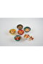 Kütahyaseries 10 Pieces Ceramic Snack Bowl Sauce Bowl Breakfast Serving Bowl - 8 cm Diameter All Handmade - 3