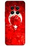 Realme 12 Pro Plus Compatible Turkish Flag Patterned Phone Case + Screen Protector - 5847