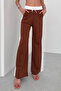 Mona Waist and Side Contrast Block Panels, Comfortable Pants with Elastic Waist - 2