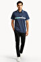 Contrast Striped Regular Fit Premium Cotton Logo Polo Shirt