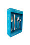 24-Piece Mariano Dishwasher Safe Stainless Steel Flatware Set - 6