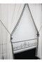 Double-Breasted Tulle Curtain 4 Balls Ornamental Rope Included Gray Tassel Tight Pleat 1/3 - 7
