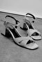 Dahy Women's Cross Strap Thick Heeled Shoes 4062 - 2