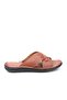 Pisagor Ps-33520 Orthopedic Men's Massage Sole Genuine Leather Slippers