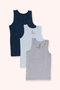 Boys Basic 3-Piece Undershirt Set