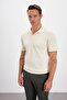 Polo Neck Patched Knitwear Men's T-Shirt - 2