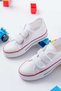 Children's Unisex Comfortable Fit Linen Velcro Sneaker - 3
