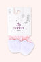 Baby Girl Knee-Length Pink Socks with Wing Detail