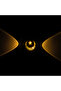 Pm-24445 3000K Crescent Star Crescent Decorative Led Wall Sconce - 3