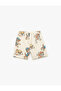 Licensed Paw Patrol Printed Cotton Shorts with Elastic Waist
