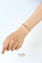 Chain Detailed Zircon Stone Steel Xuping Bracelet