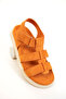 Orange Suede Women's Sandals 20695 - 3