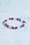 Certified Amethyst, Pink Quartz & Hematite Natural Stone Bracelet - 4